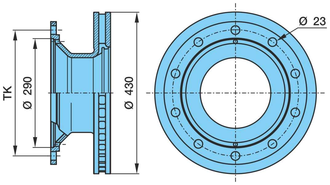   BPW SB4309T-SB4345T  ABS ORIGINAL