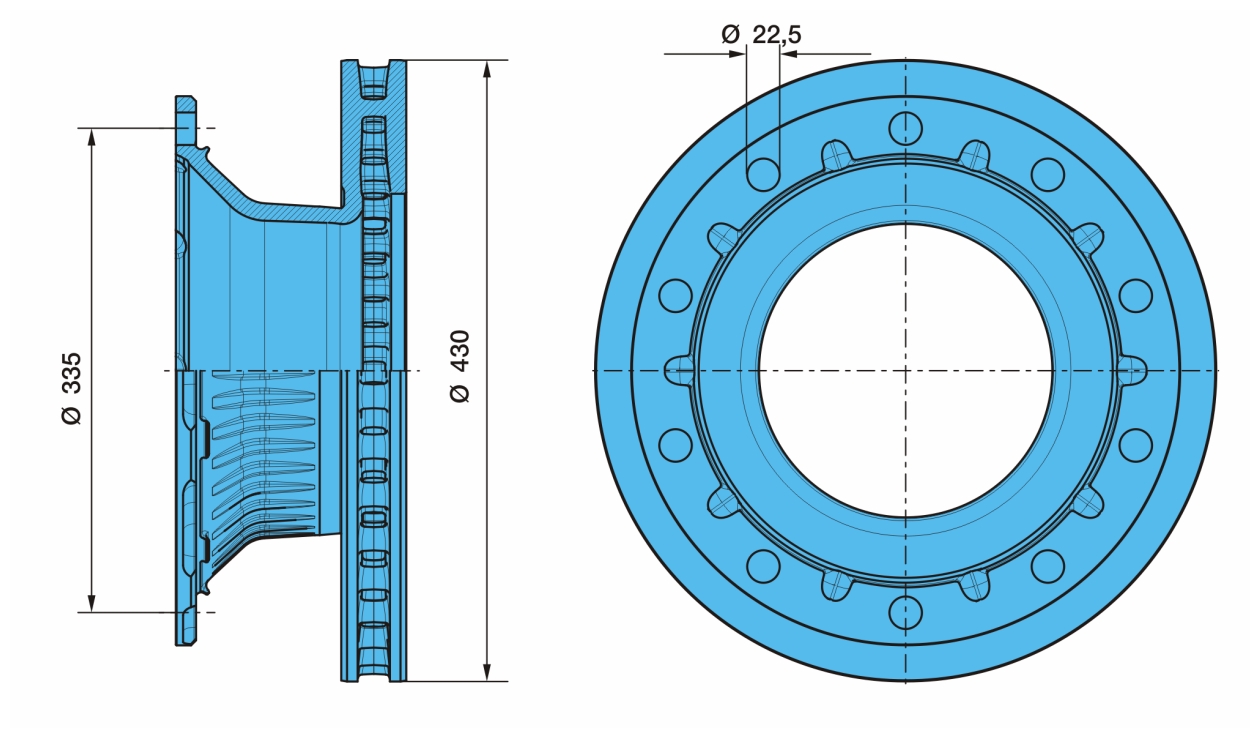  BPW SB4309T-SB4345T  ABS ORIGINAL