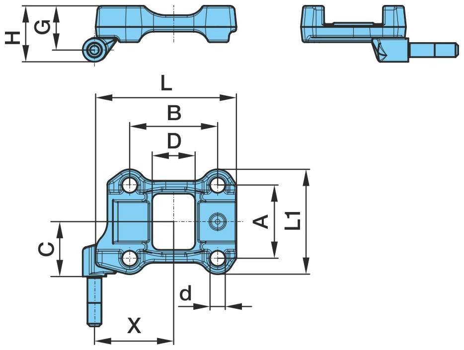   BPW F100-AK120 Up X-135*75    ORIGINAL