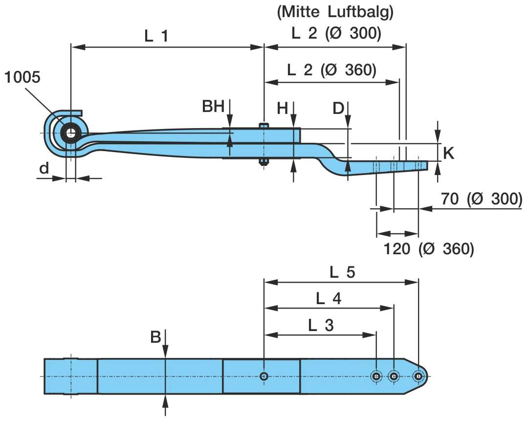  BPW 2*40*100 (550+465) 05.082.12.88.0