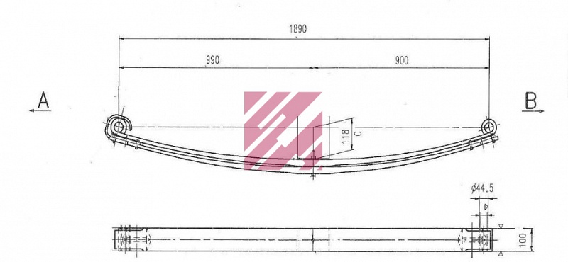  MARSHALL  2*32*100 990+900 h118 Volvo-FH
