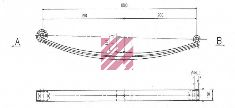  MARSHALL  2*30*100 990+900 -135 h-65 D36*3 Volvo-FH