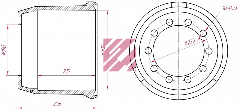 ������� Bpw 300*200 / Conv-Eco / h=295 /