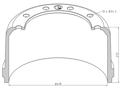   PE 419*220 h=271 ROR 