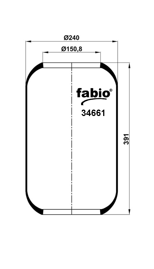   FABIO / 661N / ?240-151 h=393 /  Iveco