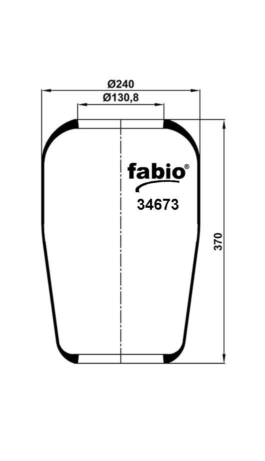 ������������� FABIO / 673N / ?240-131 h=370 / Volvo