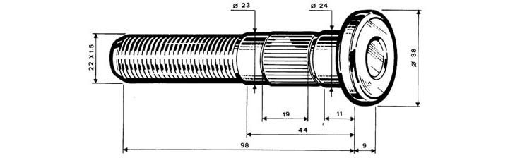  ROR TM 22*1,5*98 /  /ERREVI 729018ER