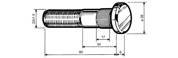  Ror 22*1,5  TE ERREVI