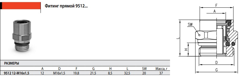  / ?12-16*1.5__ / Camozzi