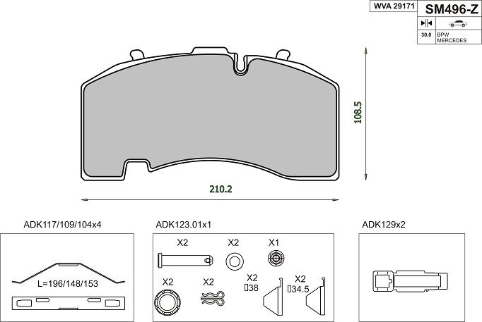   STEINHOF / Knorr SK7-SB4309=29171 / BPW